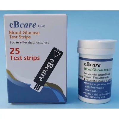 Picture of UNICHECK(EBCARE) Diabetes Machine Test Strip Blood Glucose Test strip Multicolor