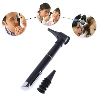 Picture of Ear Otoscope Ear Flashlight Medical Diagnostic Otoscope Ear Care Magnifying Lens Clinical Penlight Flashlight Ear Care Tools Set 