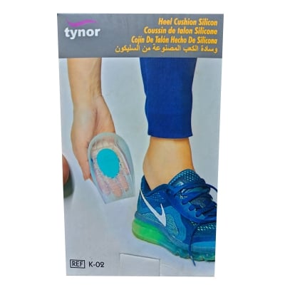 Picture of Tynor Heel Cushion Silicone (Comfortable, Odorless,Pain Relief) White