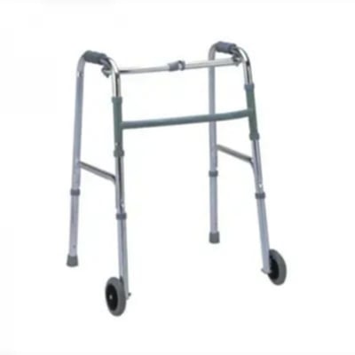 Picture of Patient Walker Price in Bangladesh | Folding Walker with Front Wheels - Techno Health Multicolor