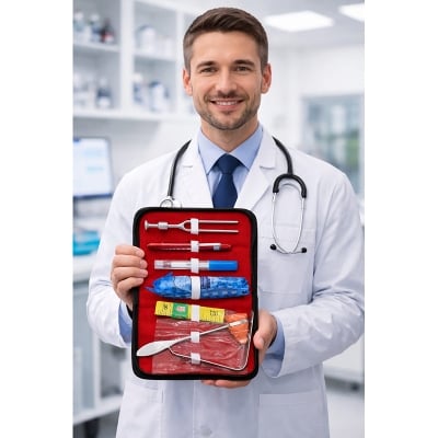 Picture of Professional Neurological Reflex Hammer Diagnostic Kit Multicolor