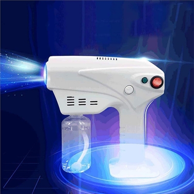 Picture of Portable Nano Steam Gun Hair Care Hydration Sprayer Hot Dyeing Care Blue Micro Mist Machine Spray Gun Hair Steamer Trigger Multicolor
