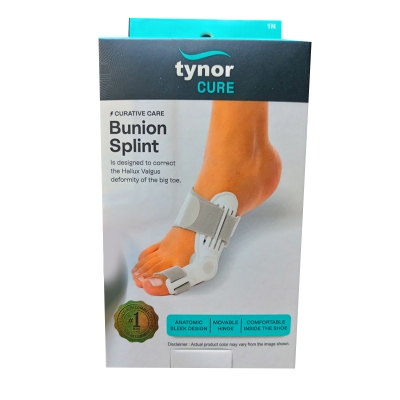 Picture of 1Pc Foot Care Bunion Splint Big Toe Straightener Corrector Pain Relief Hallux Valgus Correction Orthopedic Supplies Pedicure White
