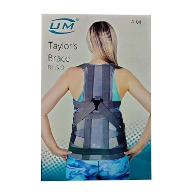 Picture of United Medicare UM Taylor brace,(with back pain Lumbar corset pain & posture adjustable support ) Grey