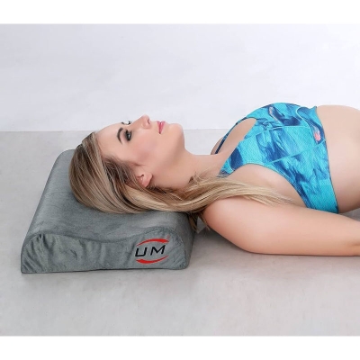Picture of UM Cervical Contoured Pillow (B-06) Regular Grey