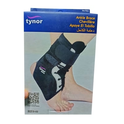 Picture of TYNOR ANKLE BRACE (ImMobilization, Support & Protection) Black