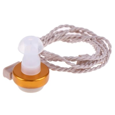 Picture of High-Quality Hearing Aid Unilateral Cord Wire+BTE Hearing Aid Receiver Amplifier Speaker Grey