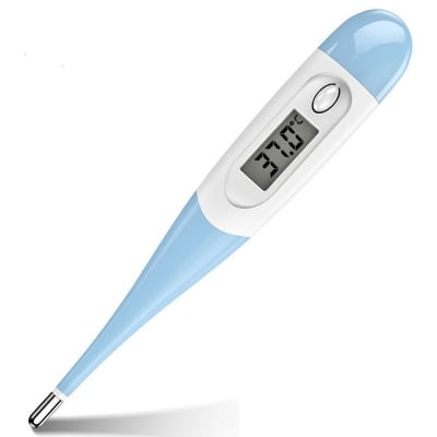 Picture of Soft Head Electronic LCD Thermometer Digital Baby Adult Medical Thermometre Body Fever Temperature Measuring Tools White