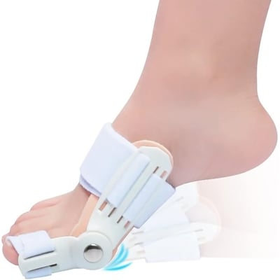 Picture of Bunion Splint Big Toe Straightener,Foot Pain Relief Correction,Bunions for Toes Finger Separator CareBunion Corrector,Orthopedic Supplies Pedicure White