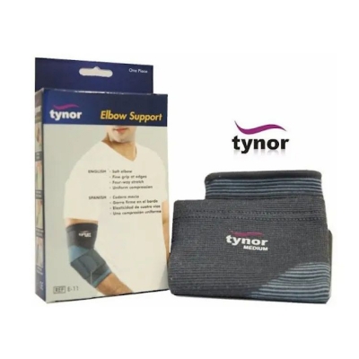 Picture of Tynor Elbow Support (Compression, Pain Relief Adjustable support) Grey