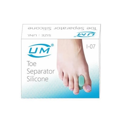 Picture of Toe separator Silicone Splint,(With Toe separator pain Relief Adjustable) White