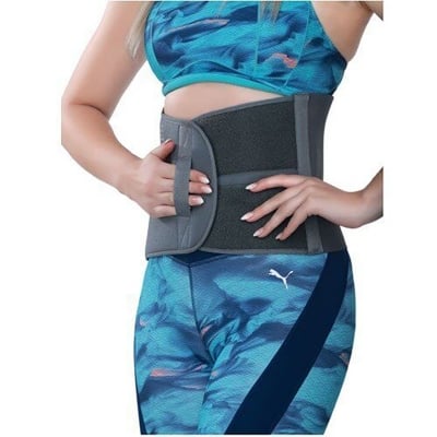 Picture of UM Abdominal Binder 9" For Waist support Pain Relief Belt.For men & Wamen Grey