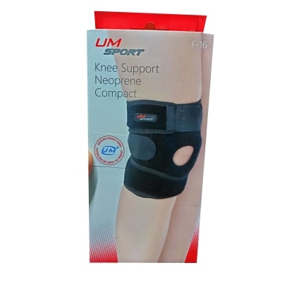 Picture of Buy UM Knee Support Neoprene Compact Product For Knee Injury Black