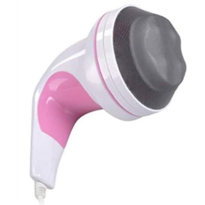 Picture of Home Health Care Electric Full Body Neck Massager Back Weight Fat Loss Auto Slimming Machine Relax Spin Tone Beige