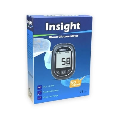 Picture of INSIGHT Check SHC Blood Glucose Monitoring Diabetes Machine Beige