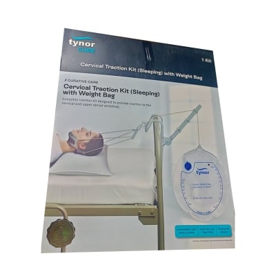 Picture of Tynor Cervical Traction Kit (Sleeping) With Weight Bag Grey