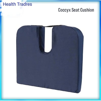 Picture of Coccyx set Cushion to Relieve Back, Sciatica and Tailbone pain Ideal for care, Office chair Multicolor