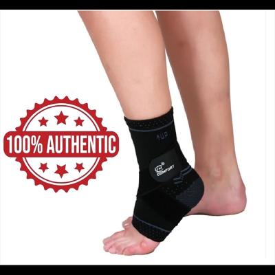 Picture of Anklet with binder Adjustable pain relief - Authentic Imported  Best Quality Black