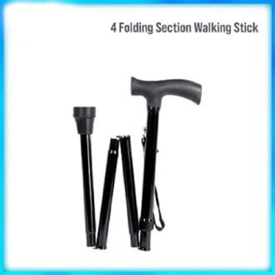 Picture of Folding Cane Tracking Pole Anti-Slip Cane Elderly Walking Stick 