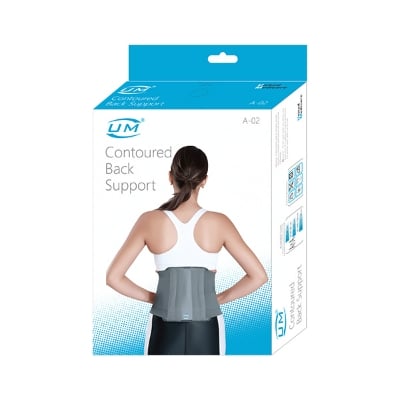 Picture of UM Contoured Back Support Belt  Body Belts Grey