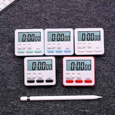 Picture of Kitchen Timer Student Timer Reminder Multi-function Kitchen Time Manager Kitchen Baking Timing Cooking Multiple Scenes Use (Color : Multicolor) Multicolor