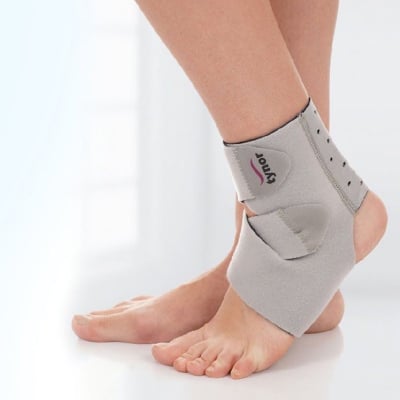 Picture of Tynor Ankle wrap support (neoprene) Grey