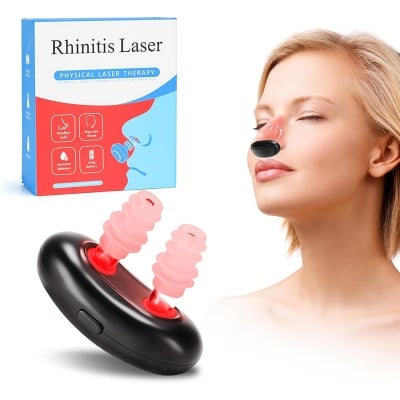 Picture of Red light nasal therapy device, red light rhinitis therapy, physiotherapy device for relieving nasal complaints and nasal congestion Multicolor