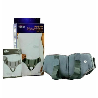 Picture of Tynor Hernia Belt  Gentle & Constant Hernia Relief Grey