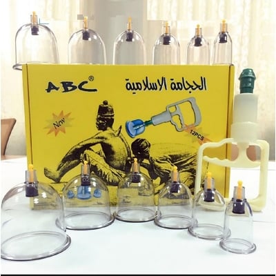Picture of Hijama cup set 12 pcs/Cupping therapy 