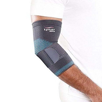 Picture of Tynor Elbow Support (Compression, Pain Relief Adjustable support) Grey