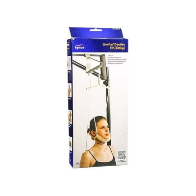 Picture of tynor cervical traction kit (setting) with weight bag Grey