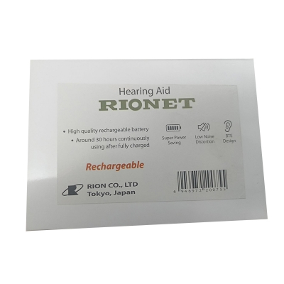 Picture of Hearing Aid Rionet rechargeable ,30 hours continuously using after fully charged 