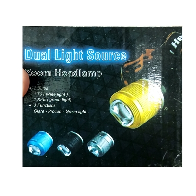 Picture of Dual Light Source Zoom Headlamp 2Bulds light 