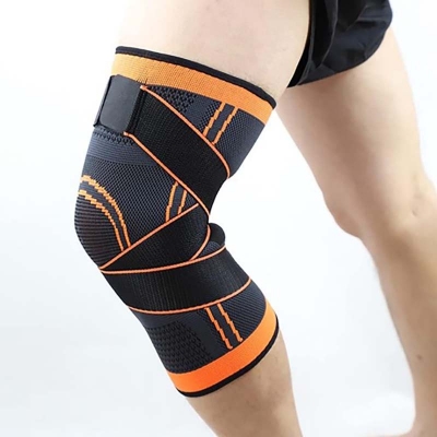 Picture of Knee Support for Men & Women Knee Brace For Knee Pain Relief Knee Caps for Women & Men Knee Pads For Gym Squats Knee Belt Multicolor