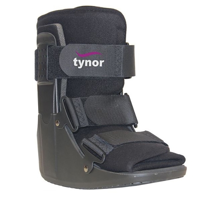Picture of Tynor Short Walker boot support,(With Adjustable foot drop support) Black