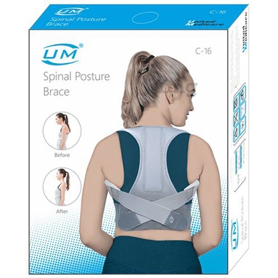 Picture of United Medicare Spinal Posture Brace Grey