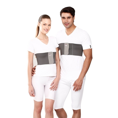 Picture of Tynor Rib Belt, Grey, Medium,Large,extra large, 1 Unit Multicolor