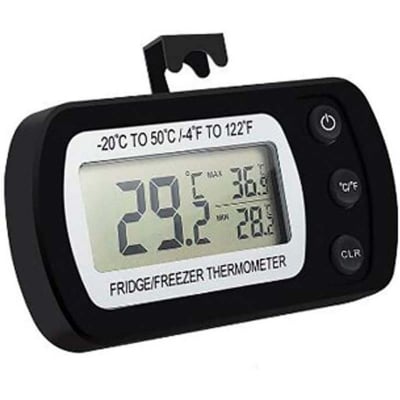 Picture of Refrigerator Thermometer Magnetic Thermometer Dial Thermometer Mini Hygrometer Digital Freezer Room Thermometer Waterproof Thermamoters Refrigerator Fridge Thermometer 