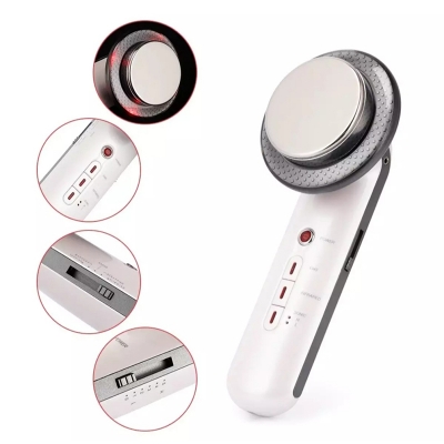 Picture of Face Reduction 3 in 1 EMS Infrared Ultrasonic body Massager Anti cellulite Fat Burner Weight Loss Infrared Slimming Machine Antique White