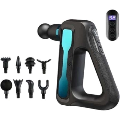 Picture of Portable and Rechargeable 32 Level Electric Deep Tissue Massager for Neck, Back & Full Body Pain Relief – Muscle Recovery Device for Sports & Fitness Multicolor
