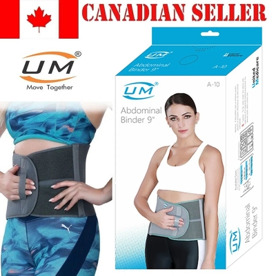 Picture of Abdominal support Binder belt Abdomen Compresses Compression Grey