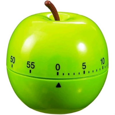 Picture of 1Pcs Fruit-Shaped Mechanical Kitchen Timer – Cute Decorative Countdown Timer for Cooking, Baking & Home Use | No Battery Needed | Easy to Use Kitchen Accessory Multicolor
