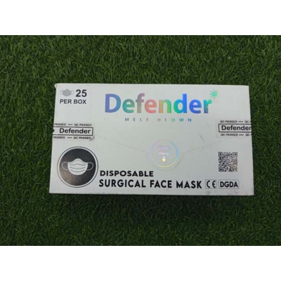 Picture of Disposable Surgical Face Mask White 25 Pes Multicolor