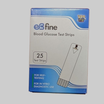 Picture of eBfine Blood Glucose Monitoring & Testing (25 test strips) Multicolor