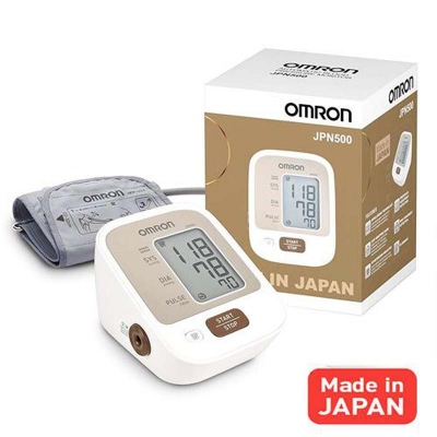 Picture of Omron Automatic Blood Pressure Monitor Jpn600 Bp Meter/Japan/Regular Arm Cuff/Measure Pulse Rate Multicolor