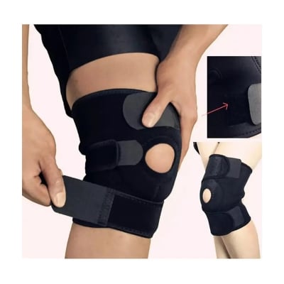 Picture of Knee Support Patela Belt Elastic Bandage Tape Sport Strap Straps Knew Pad Protector Band For Knee Brace Black