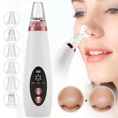 Picture of Blackhead Remover Tool Kit for Teens, Adults, Oily and Sensitive Skin, Electric Pore Vacuum Extractor, Deep Facial Pore Cleaner, Acne Blackhead Removal Device for Nose and Face 