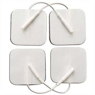 Picture of 14 1/6 White Physiotherapy Equipments Self Adhesive Electrode Pads For Electronic Stimulators, Ift, Tens,Ems & Pulse Massagers Multicolor
