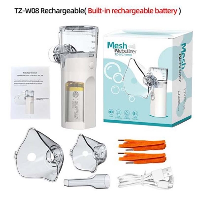Picture of Portable Rechargeable Mesh Nebulizer Inhaler Atomizer Multicolor