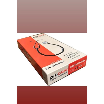 Picture of Procare Classic Stainless Steel Stethoscope -Black Multicolor